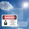 Signmission Formaldehyde Irritant Hazard Danger Sign, Plastic, 10in W x 7in L, 2PK OS-2PACK-DS-P-710-L-1266 - alternate 3